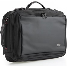Çanta Yurdu Ççs 51271 Şifreli Laptop Ve Evrak Sırt Ve Omuz Çantası Siyah