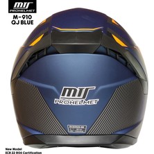 Mts M-910 Blue Full Face Kapalı Motosiklet Kaskı