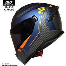 Mts M-910 Blue Full Face Kapalı Motosiklet Kaskı