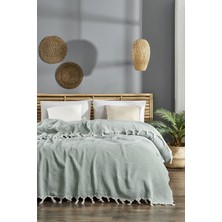 Çift Kişilik Pike 200X235CM Deniz Serisi Yatak Örtüsü
