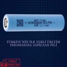 Varta Aspilsan A28 Puntalı 3.7V 2800MAH 25A Discharge Şarjlı Li-Ion Pil