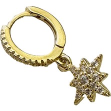 Masaliko Tek Küpe, Liu Gümüş Küpe MS3224, 925 Ayar Gümüş, Ithal Ürün