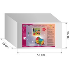 Arabalı Puzzle 12 Parça – Eğitici ve Eğlenceli Puzzle Seti | Anaokulu ve Kreş Için
