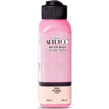 Artdeco Akrilik Boya 140 ml Pembe - 4 Adet