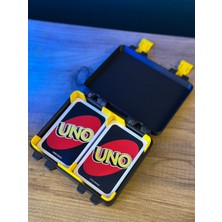 Uno Oyun Kartı Düzenleyicili Kutu Box Kilitli