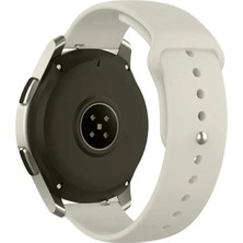 Nezih Case  Samsung Galaxy Watch Fe 4/5/6/7 40-42-44-46 mm Uyumlu 20MM Yumuşak Jel Silikon Kordon Kayış