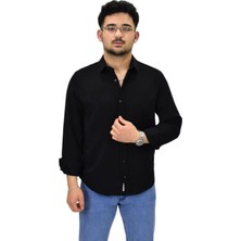 Erkek Spor Silim Fit Uzun Kol Gömlek G5011 BGL-ST04495