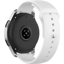 Nezih Case  Samsung Galaxy Watch Fe 4/5/6/7 40-42-44-46 mm Uyumlu 20MM Yumuşak Jel Silikon Kordon Kayış