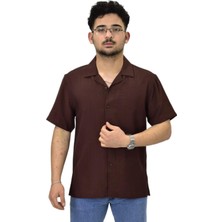 Erkek Spor Silim Fit Kısa Kol Gömlek G5031 BGL-ST04497