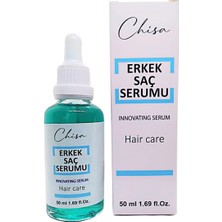 Chisa Erkek Saç Serumu 50 ml –  Dökülmeye Karşıtı, Saç Gürleştirici Bakım Serumu
