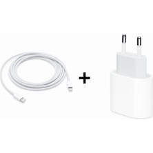 Kotenart iPhone 13 - 13 Pro - 13 Pro Max 20W Hızlı Şarj Kablosu ve Adaptörü Set Ithalatcı Garantili