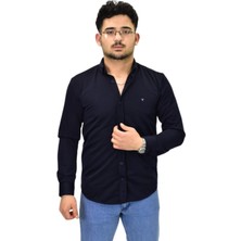 Erkek Spor Silim Fit Uzun Kol Gömlek BGL-ST04484
