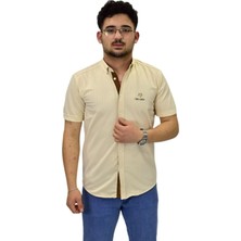 Erkek Spor Silim Fit Kısa Kol Gömlek BGL-ST04481