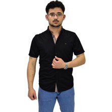 Erkek Spor Silim Fit Kısa Kol Gömlek BGL-ST04480