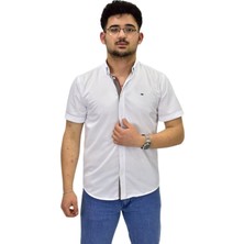 Erkek Spor Silim Fit Kısa Kol Gömlek BGL-ST04480