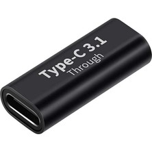 3352 Type C USB 3.1 Dişi Dişi Çevirici Dönüştürücü Adaptör Type C Dişi To Type C Dişi 3.1 Yüksek Hızlı Veri Aktarım Desteği (10GBPS) Çift Yönlü Çalışma Alüminyum Alaşımlı Kaliteli Malzeme