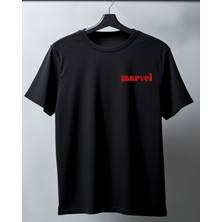 Marvel Severler Için Yenilmezler Tasarımlı Baskılı T-Shirt