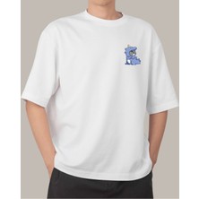Tom ve Jerry Tasarımlı Baskılı T-Shirt