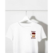 Espresso Patronum Temalı Baskılı T-Shirt