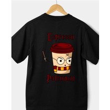 Espresso Patronum Temalı Baskılı T-Shirt