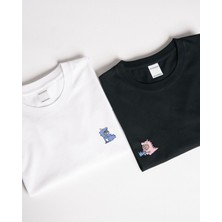 Tom ve Jerry Tasarımlı Baskılı T-Shirt