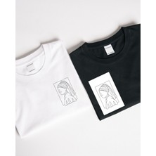 Monalisa Tasarımlı Baskılı T-Shirt