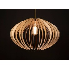 Ahşap Rustik Minimal Avize Salon Avize Rustik Avize