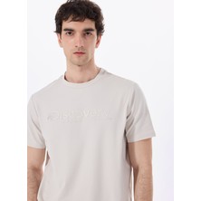 Discovery Expedition D5SM-TST3714 Taş Bisiklet Yaka Relaxed Baskılı Erkek T-Shirt