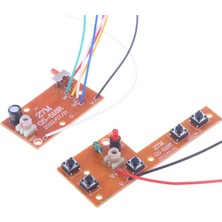 Quueppty 2 Adet 5ch Rc Uzaktan Kumanda 27MHZ Devre Pcb Verici ve Alıcı Kartı Araba Radyo Sistemi Aksesuarları 20-25M (Yurt Dışından)