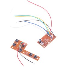 Quueppty 2 Adet 5ch Rc Uzaktan Kumanda 27MHZ Devre Pcb Verici ve Alıcı Kartı Araba Radyo Sistemi Aksesuarları 20-25M (Yurt Dışından)