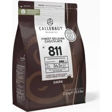 Callebaut 811 Bitter Kuvertür Drop Çikolata 2.5 Kg