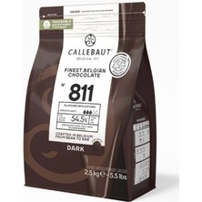 Callebaut 811 Bitter Kuvertür Drop Çikolata 2.5 Kg