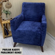 Parlak Kadife Kumaş Tekli Koltuk & Berjer Koltuk Kılıfı