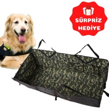 Luxury Oto Koltuk Üzeri Evcil Hayvan Köpek Şilte Kamuflaj Desen Örtü 1 Adet