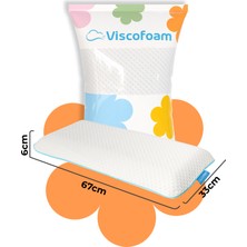 Viscokidz Ortopedik Çocuk Yastığı Visco Yastık 67.5X33X6CM