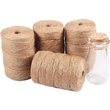 Jütburada Jüt Halat 3 mm 500 gr Hasır Dekor Süsleme İp