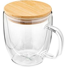 Bambum Chado - Çift Cidarlı Cam Çay Bardağı 300 ml