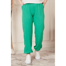 Rmg Bel ve Paça Lastikli Aerobin Büyük Beden Benetton Pantolon