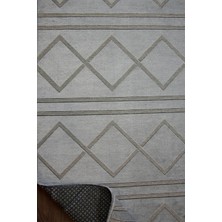 5077 Vals/ Yıkanabilir Kilim /kaymaz Taban Kilim / Mutfak Için Kilim/ Koridor Için Kilim/gri/kilim