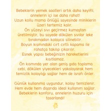 Sıvı Geçirmez Uzun Kollu Mama Önlüğü – Civciv Desen – 6-24 Ay Bebekler Için