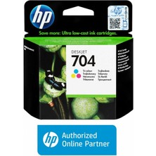 HP 704 Siyah CN692AE + HP 704 Renkli CN693AE Kartuş Seti
