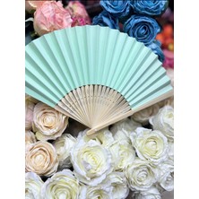 Ahşap Kağıt Yelpaze Yeşil