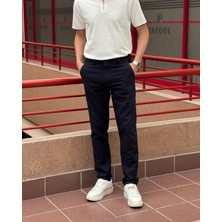 Erkek, Slim Fit, Casual-Günlük, Keten dokuma, Pamuklu, Mevsimlik Pantolon 301