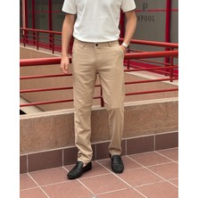 Erkek, Slim Fit, Casual-Günlük, Keten dokuma, Pamuklu, Mevsimlik Pantolon 301