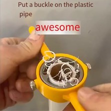 Quueppty Plastik Boru Yuvarlak Kalıp Seti 3 Kalıp 1/2 Inç, 3/4 Inç ve 1 Inç Npt Kalıp Seti Pvc Diş Açma Için Manuel El Aleti (Yurt Dışından)