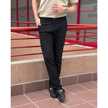 Erkek, Slim Fit, Casual-Günlük, Keten dokuma, Pamuklu, Mevsimlik Pantolon 301