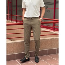 Erkek, Slim Fit, Casual-Günlük, Keten dokuma, Pamuklu, Mevsimlik Pantolon 301