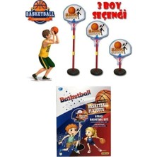 Ayaklı Büyük Boy Basketbol Potası | 120 cm Ayarlanabilir Yükseklik | Iç ve Dış Mekan Kullanıma Uygun