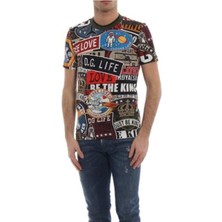 Dolce & Gabbana Dolce&gabbana Reggello Outlet Robotic Print Tshirt G8JJ2THH7L0HHK