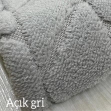 Baklava Model Kumaştan Welsoft Lastikli Halı Örtüsü
